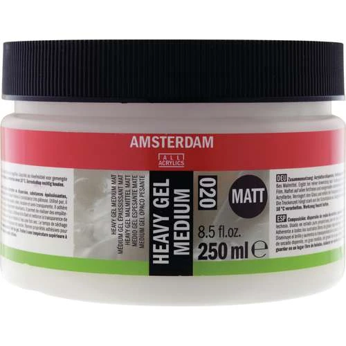 Talens Amsterdam Matt Heavy Gel Painting Medium 020 3 Talens Amsterdam Matt Heavy Gel Painting Medium 020