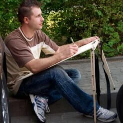 Wooden Drawing Board With Legs -CLAIREFONTAINE || Canson || Golden Shop WoodenDrawingBoardwithLegs 5